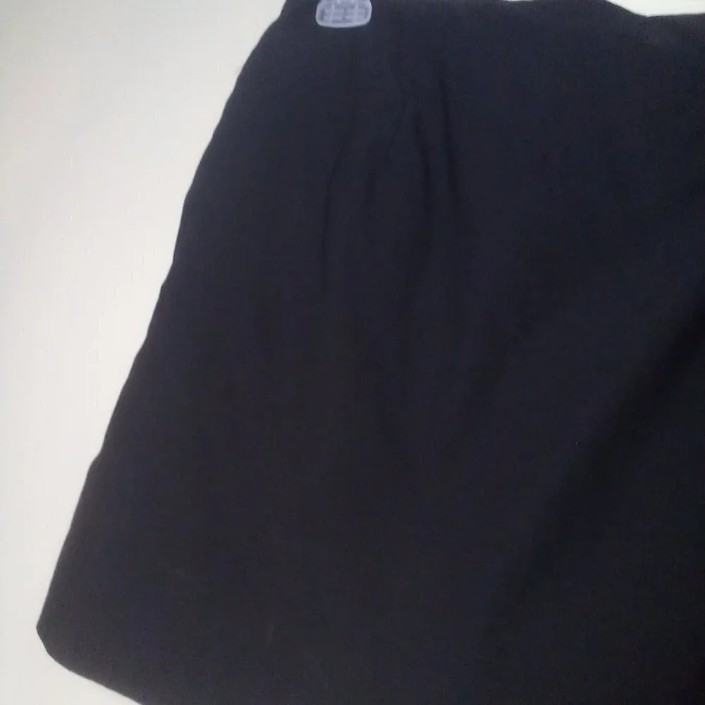 Versona Skort Skirt Women L Pockets Pull On Elastic Active Black